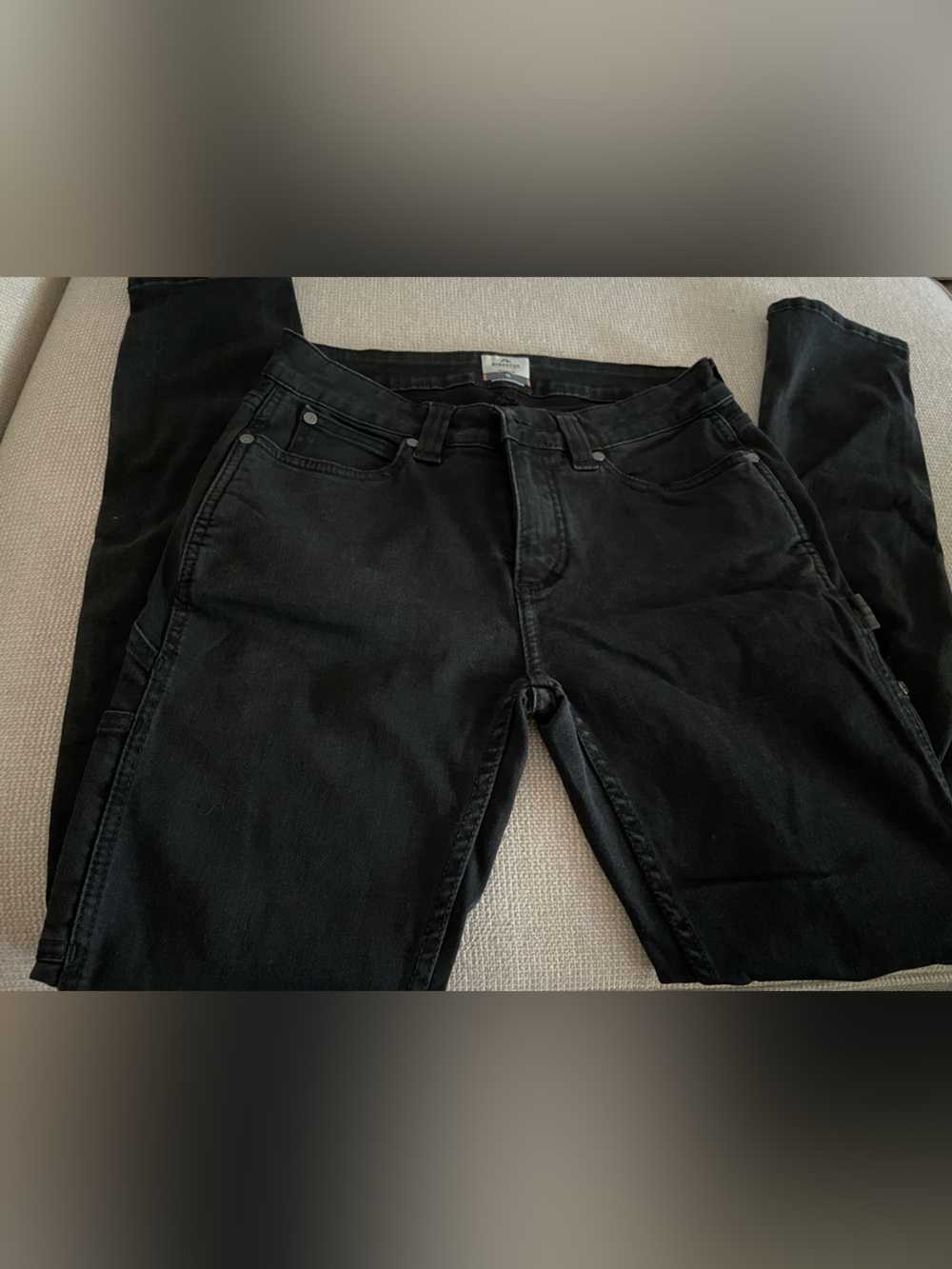 NWOT Ridgecut Women’s Carpenter / Utility Jeans in black (Size 6)